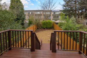Decked terrace leading to garden- click for photo gallery